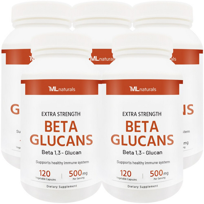 마이라이프 내추럴스 발효효모 베타 글루칸, 120정, 5개