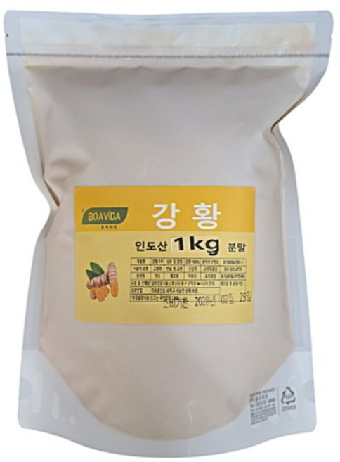 보아비다 인도 강황가루, 1개, 1kg