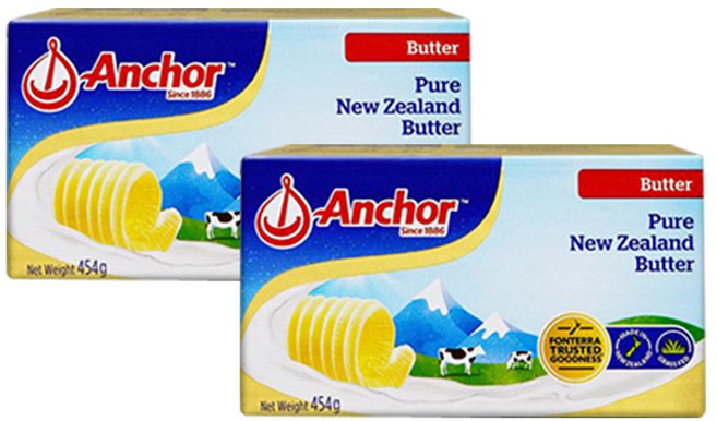 [ANCHOR] 유크림 100% 앵커 무염버터 454g(냉동)(앤카 앤커 앵카)_치즈왕자, 454g, 2팩