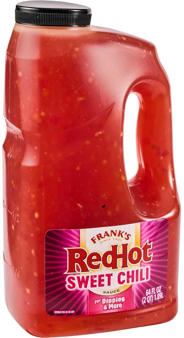 프랭크의 레드핫 스위트 칠리 소스 05갤런 날개 피자 샌드위치 볶음 요리 등을 위한 핫 5갤런 벌크 용기
