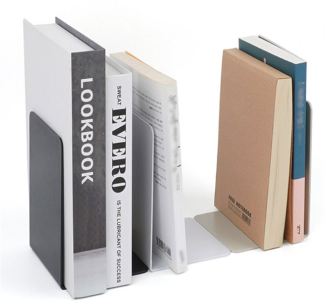 둥그레 북엔드 L형 책거치대, 그레이