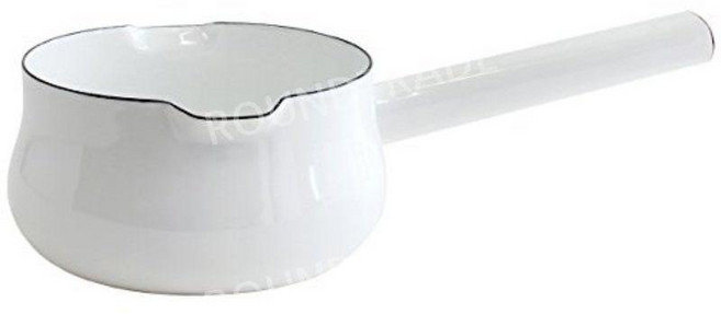 일본산 고급품질보장 노다 에나멜 캐서롤 21cm 양손 냄비 IH 가스 호환, 1개, 1. 우유 팬 15cm