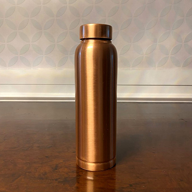 코와이즈 구리텀블러 5종 핸드메이드 동텀블러 시원한 구리수 적당한 용량 물통 [링클텀블러 740ml], 1L, 플레인텀블러