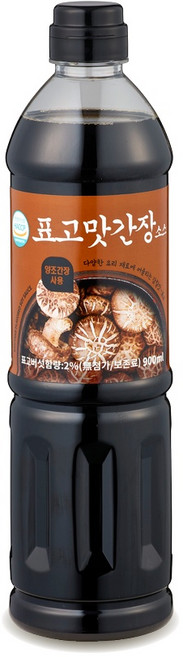 비비푸드 만능 표고맛 간장, 900ml, 1개