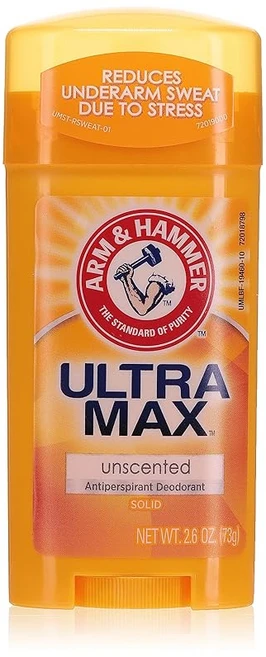 Arm & Hammer Ultra Max Advanced Anti-Perspirant & Deodorant Invisible Solid Unscented 73g () - 쿠팡