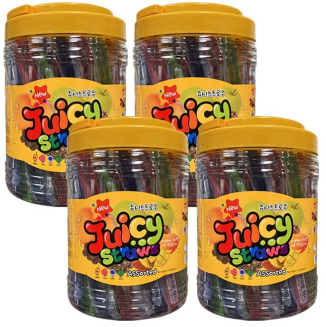 청우 쥬시스트로우, 4개, 817g