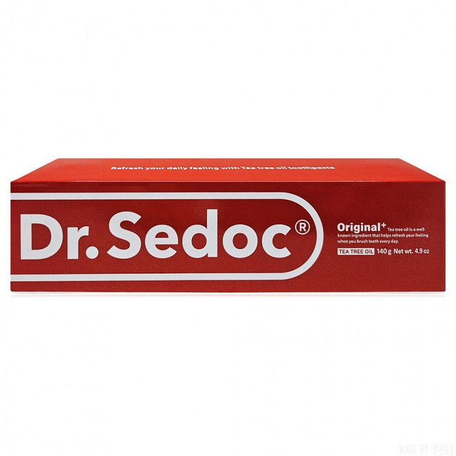 라이온 뉴닥터세닥 오리지날 플러스 티트리오일 치약 140g 4개입 3개, 1개