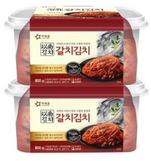 아워홈 아워홈 이남김치 갈치김치 800g, 2개