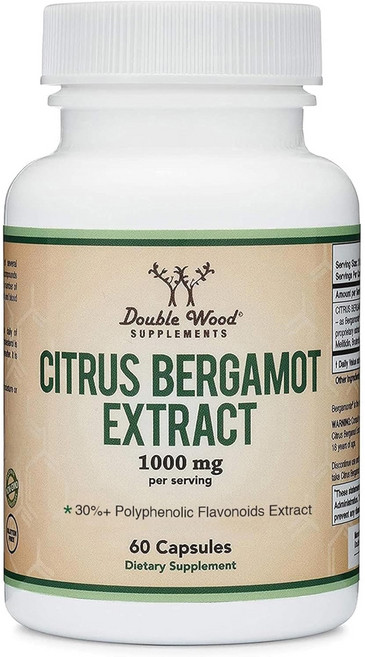 더블우드 시트러스 베르가못 추출물 1000mg 캡슐 Double Wood Citrus Bergamot, 1개, 60정