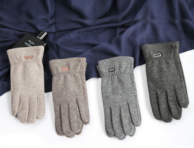 남자 겨울 면 융털 도톰한 운전 중 두꺼운 방풍 방한 터치 라이딩 보온 장갑