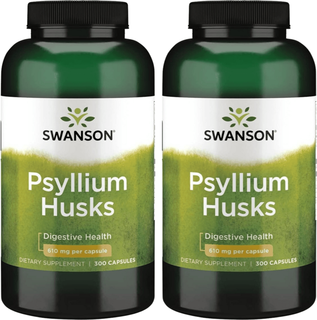 스완슨 차전자피 식이섬유 300캡슐 2개, 300정