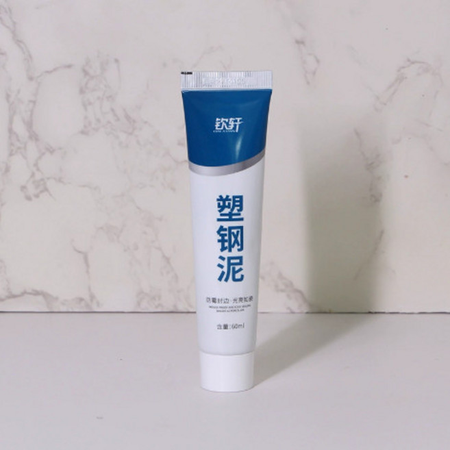 塑鋼泥 水泥填縫劑 水槽防水膠 修補漏水密封膠 陶瓷填縫膠 磁磚填縫劑 封邊填縫, 1個, 塑鋼泥60ML【一支】