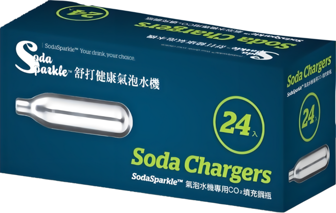 【澳洲SodaSparklee】CO2鋼瓶72入(原廠出貨、氣泡水機專用), SS-SC24