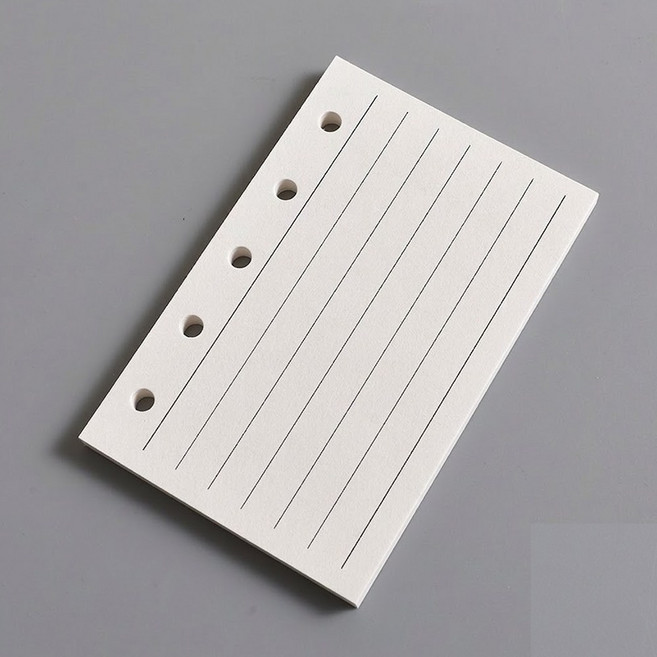 m 5 미니 다이어리 속지 포켓 현금 생활 챌린지_세로줄, 2개, 40매