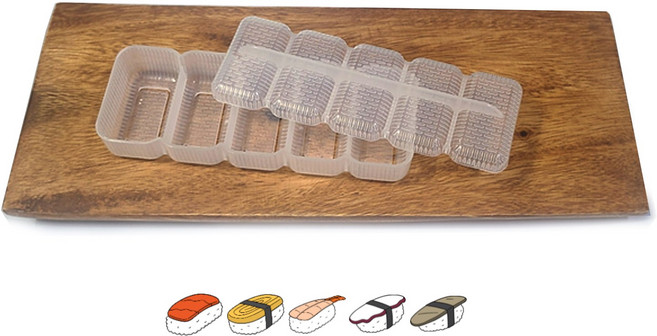 일제 초밥틀 5구 L-858/주먹밥틀/김밥틀/스시틀, 한가지, L-858(1개), 1개