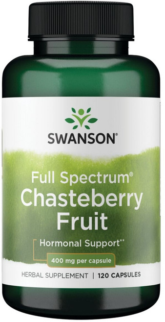 스완슨 체이스트베리 프루트 400mg 캡슐, 1개, 120정