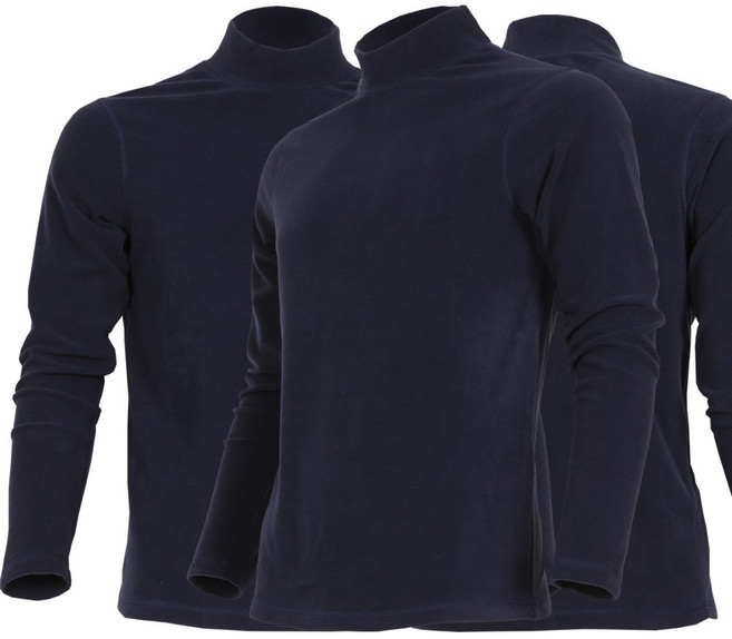 [늑대와여우] 겨울 작업티셔츠 남자 기모목폴라 목티 반목폴라 남성골프이너웨어 기능성티 발열목티