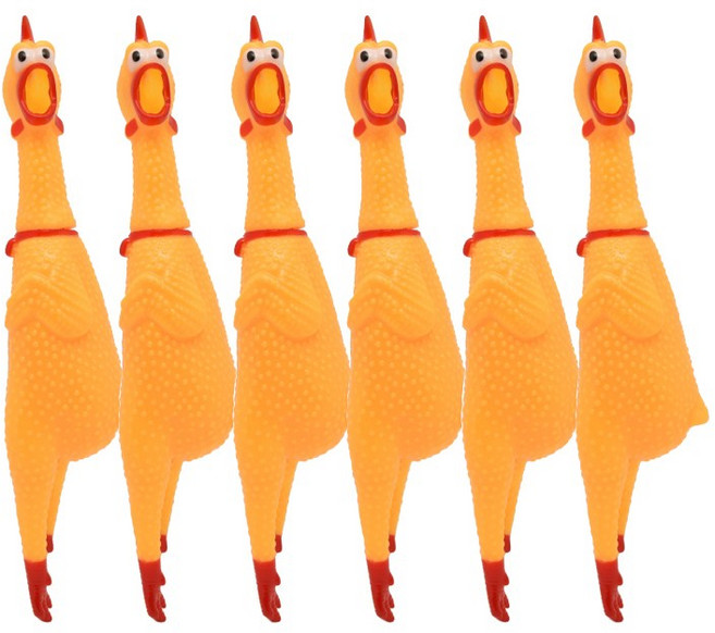 소리나는 미친닭 크레이지 치킨 장난감 6개입