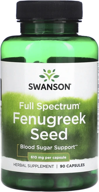 Swanson Full Spectrum 호로파씨 610mg 캡슐 90정, SwansonFullSpectrum호로파씨610mg캡슐, 1개 - 쿠팡