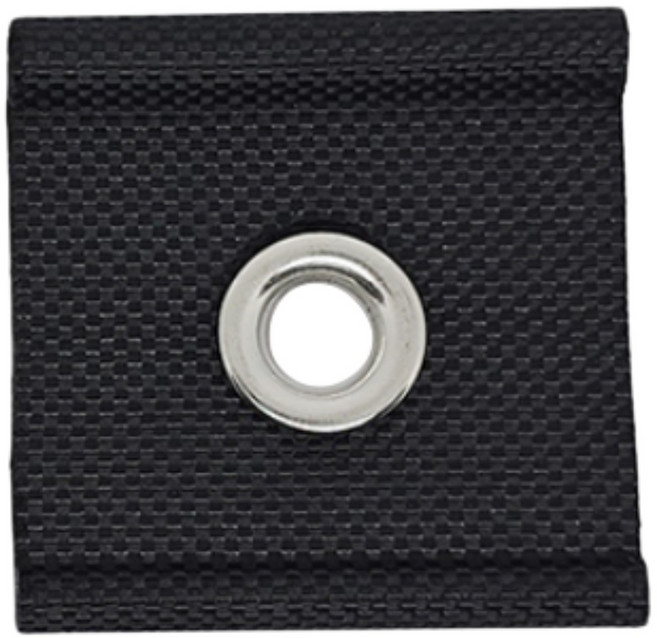 레일 피팅 카라반 RV 어닝 후크 고리 차양 그늘막 선쉐이드 설치 캠핑카 부품 어닝행어, 블랙