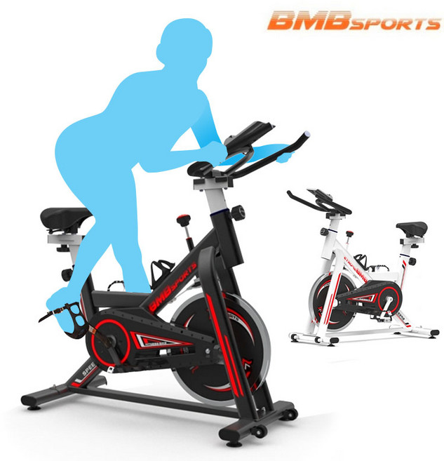 가정용 스탠다드 스피닝바이크 스핀바이크 실내자전거 홈트 실내 싸이클 스피닝자전거 야핏센서, 1.스핀바이크 블랙 BK + 안장커버(후기이벤트)