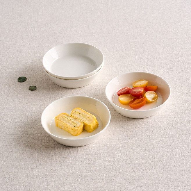 [모던하우스 인천점] WOW 자주쓰는 원형 소찬기4P세트 D12.5 -[CA3625015], 이미지참조, 1세트