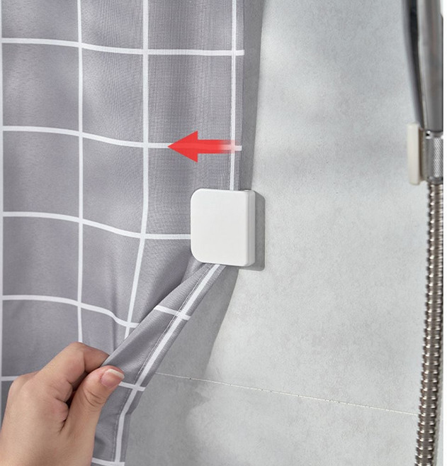 무타공 암막 커튼 가림막 고정 후크 2P 세트, 상세페이지 참조