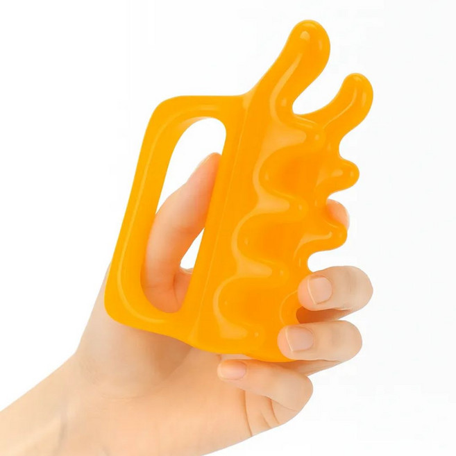 생활해랑 흉쇄유돌근 승모근 어깨 괄사, 선셋오렌지, 1개