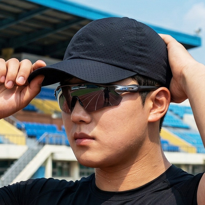 에어그램 빅사이즈 경량 속건 대두 러닝 모자 메쉬 여름 볼캡