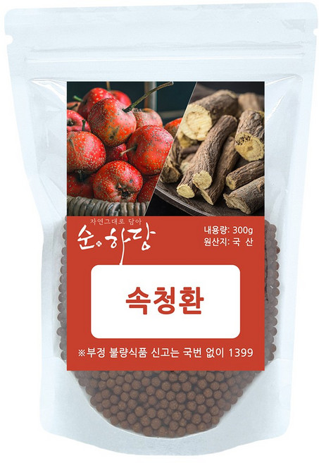 순하당 국산 속청환 (산사나무열매환), 300g, 1개