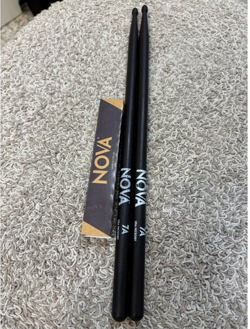 Vic Firth NOVA 系列鼓棒 5A 7A 規格, 1個, NANO-7A 黑