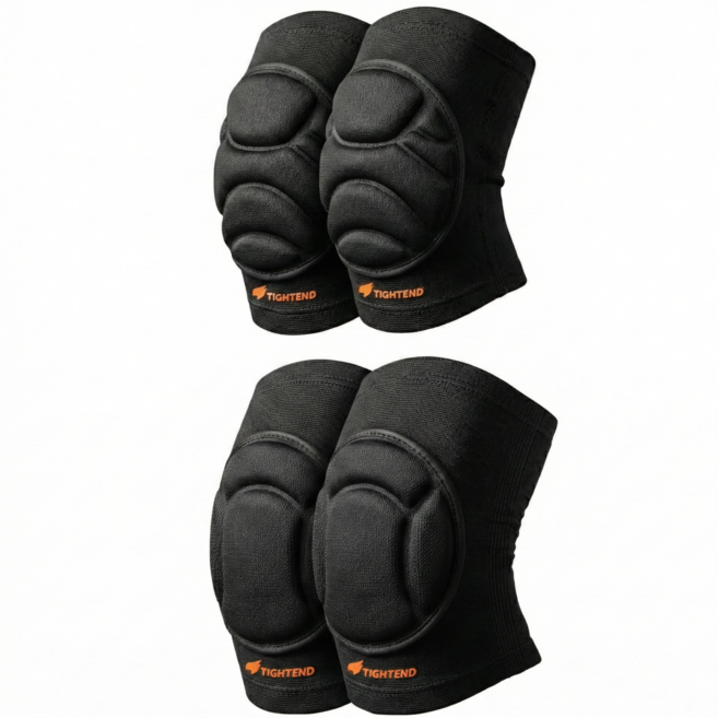 타이트엔드 밀리터리키트 무릎보호대 팔꿈치 보호대 세트, 1개