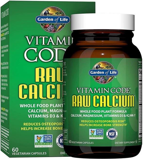 가든오브라이프 비타민코드 로우 칼슘 60캡슐 RAW Calcium, 1개, 60정 - 쿠팡
