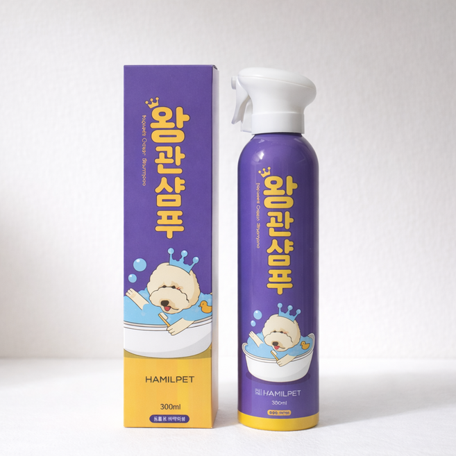HAMIL 강아지 왕관샴푸, 1개, 300ml
