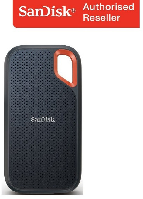 샌디스크 익스트림 포터블 외장 SSD e61, 4TB, 블랙