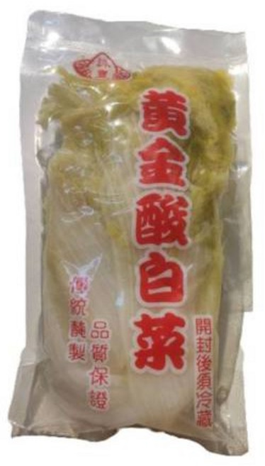 南園食品店 原汁黃金酸白菜 (600g), 1個