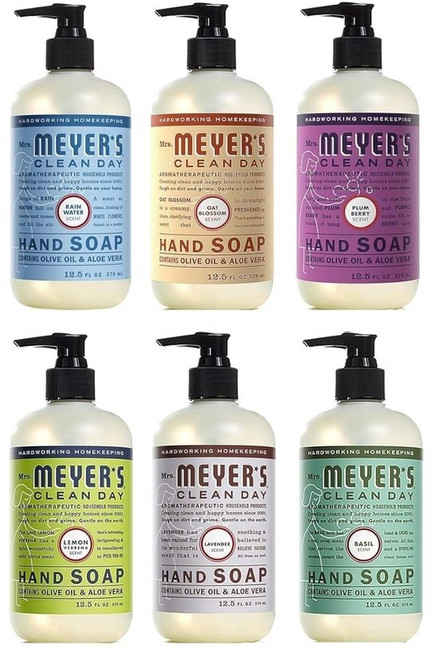 미세스마이어스 핸드워시 6종세트 375ml, Hand Soap, 375ml 6팩