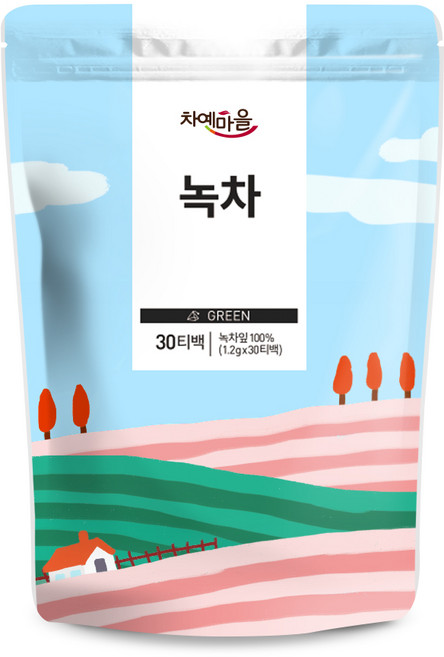차예마을 국내산 녹차 30티백.., 30개입, 1개, 1.2g