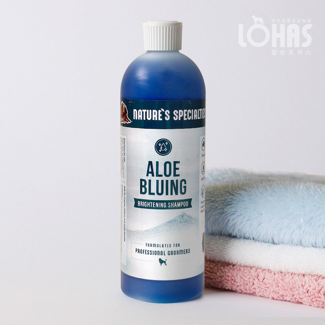 협성로하스 블루잉 강아지 샴푸 화이트닝, 473ml, 1개