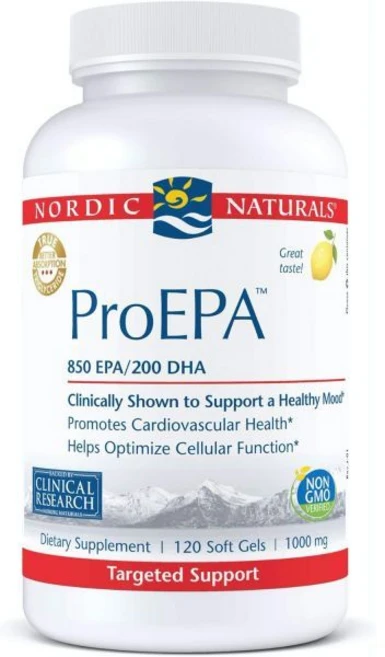 노르딕 네츄럴스 ProEPA Lemon EPA 1210mg 120 소프트젤 2개월분, 1개, 120정 - 쿠팡