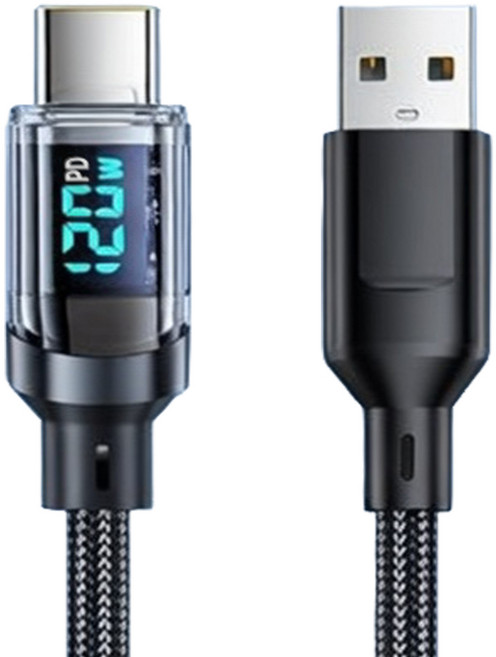 체리스팟 CS-vi10 120W 초고속 충전 케이블 C타입 3m, 1개, 블랙