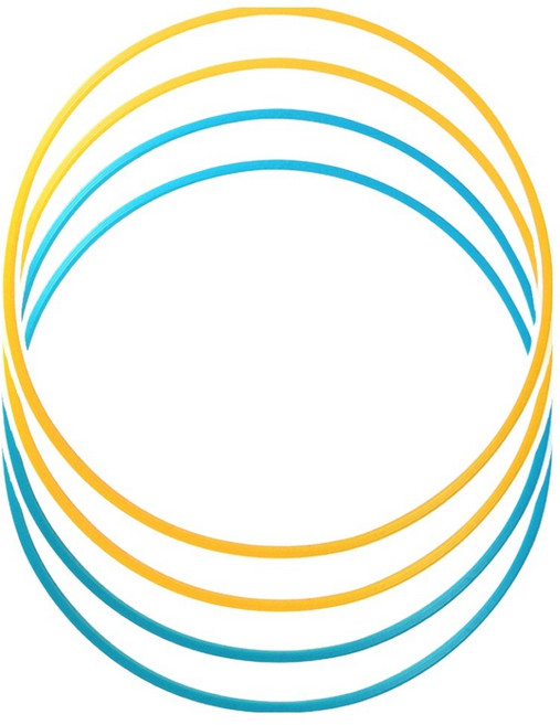 실리콘 식판뚜껑 고무패킹 2종 x 2p 세트 5mm, 노랑 + 블루, 1세트