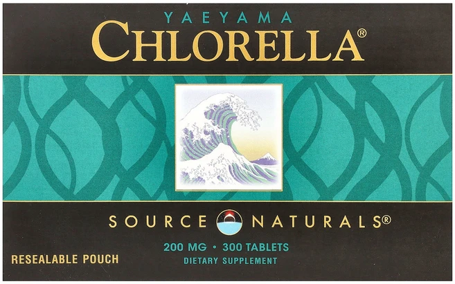 Source Naturals Yaeyama Chlorella® 300정 Naturals (소스 내추럴스), Source Naturals, Yaeyama Chlor, 1개 - 쿠팡