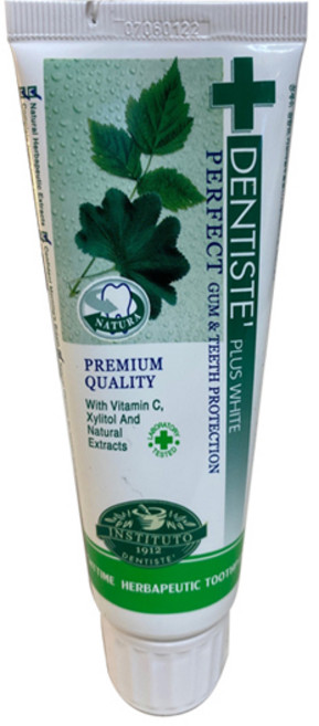 덴티스테 플러스 화이트 튜브 치약, 60g, 1개입, 1개