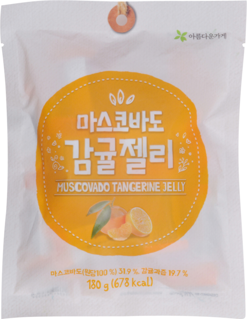 [아름다운가게] 제주 감귤젤리180g, 1개, 180g