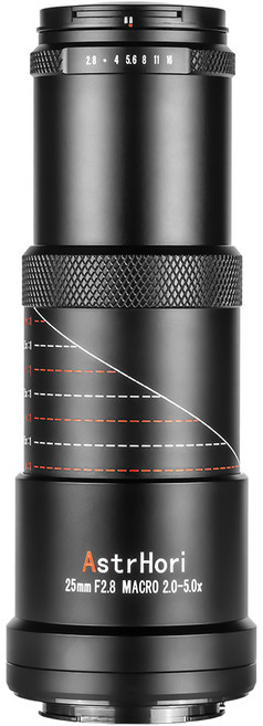 아스트로호리 25mm F2.8 캐논 RF마운트 2-5 X 울트라 매크로렌즈