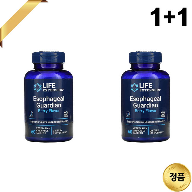 1+1 라이프익스텐션 알긴산 1000mg 60정 츄어블 마그네슘 칼슘 칼륨 딸기 석류