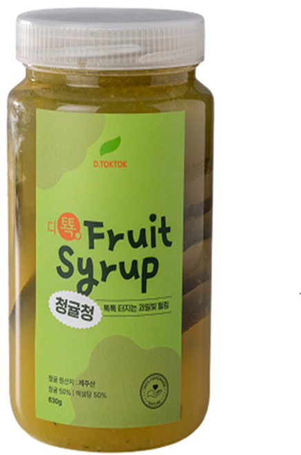 디톡톡 수제 라임청 모히또 634g 생애플민트잎이 그대로 들어간, 1개입, 1개