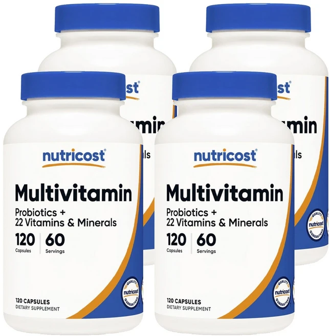 뉴트리코스트 멀티비타민 캡슐, 120정, 4개 - 쿠팡