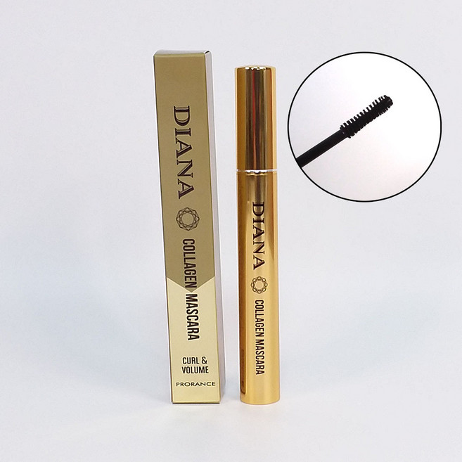 보니따 다이아나 콜라겐 마스카라 (컬앤볼륨), 블랙, 1개